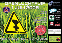 Flyer OLF 18 (2005) - ontwerp Wouter Dams